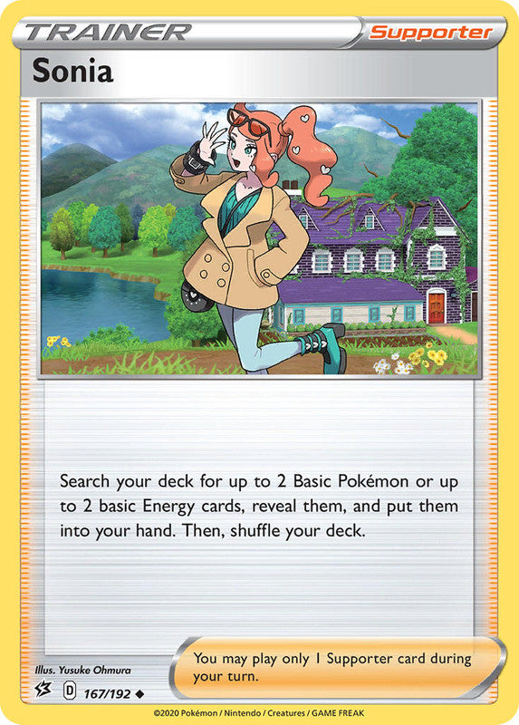 167/192 Sonia Trainer Uncommon Rebel Clash