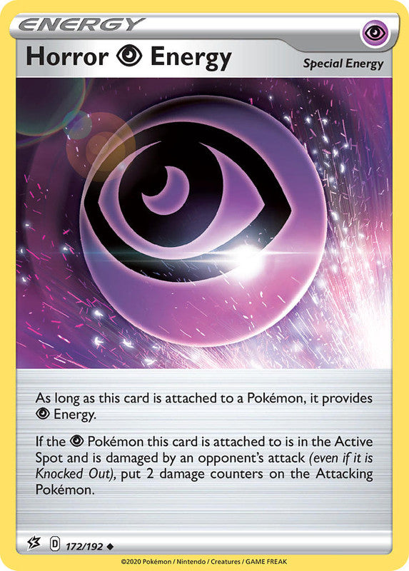 172/192 Horror P Energy Trainer Uncommon Rebel Clash