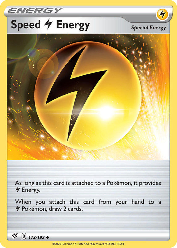 173/192 Speed L Energy Trainer Uncommon Rebel Clash