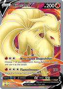 177/192 Ninetales V Full Art Ultra Rare Rebel Clash