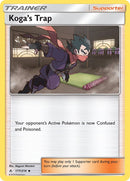 177/214 Koga's Trap Uncommon Trainer Unbroken Bonds