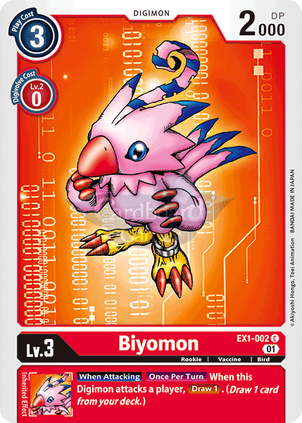 Ex1-002 Biyomon Common Classic Collection Single Card