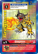 Ex1-004 Greymon Alt Art Classic Collection Single Card