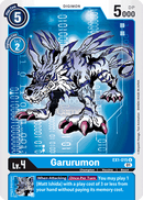 Ex1-015 Garurumon Uncommon Classic Collection Single Card