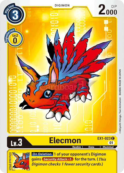 Ex1-023 Elecmon Common Classic Collection Single Card