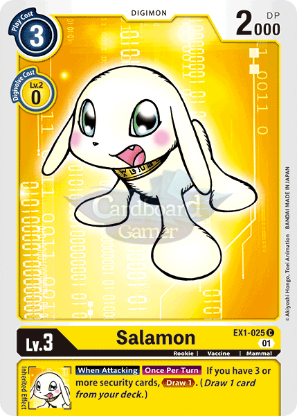 Ex1-025 Salamon Common Classic Collection Single Card