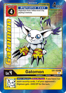 Ex1-026 Gatomon Alt Art Classic Collection Single Card