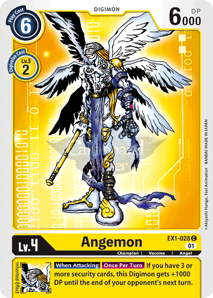 Ex1-028 Angemon Common Classic Collection Single Card