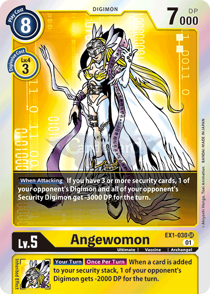 Ex1-030 Angewomon Super Rare Classic Collection Single Card