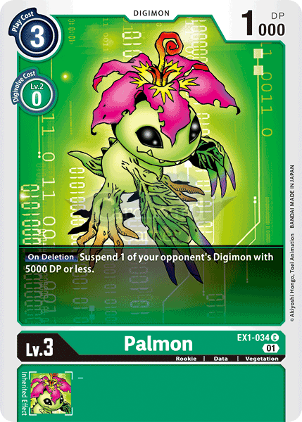 Ex1-034 Palmon Common Classic Collection Single Card