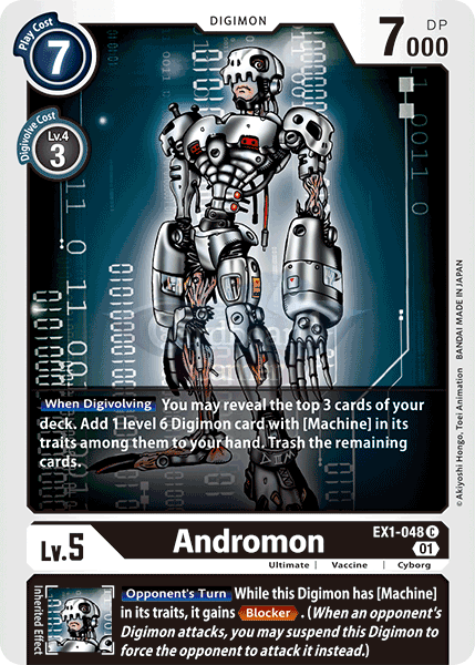 Ex1-048 Andromon Common Classic Collection Single Card