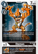 Ex1-052 Etemon Uncommon Classic Collection Single Card