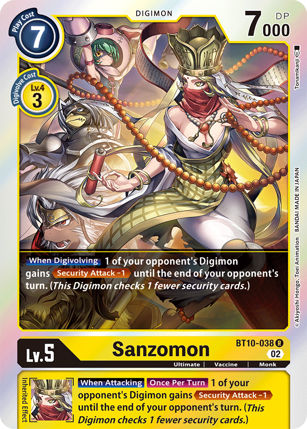 BT10-038 Sanzomon Rare