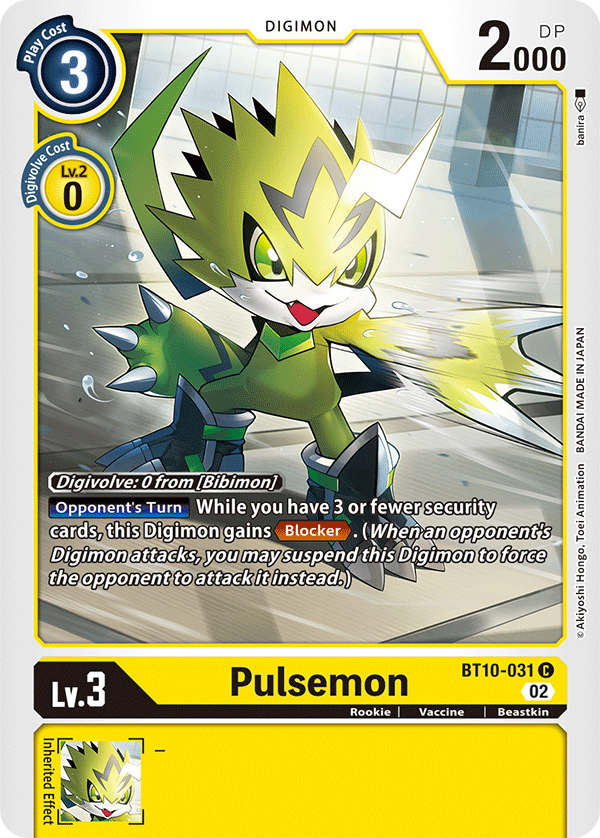 BT10-031 Pulsemon Common