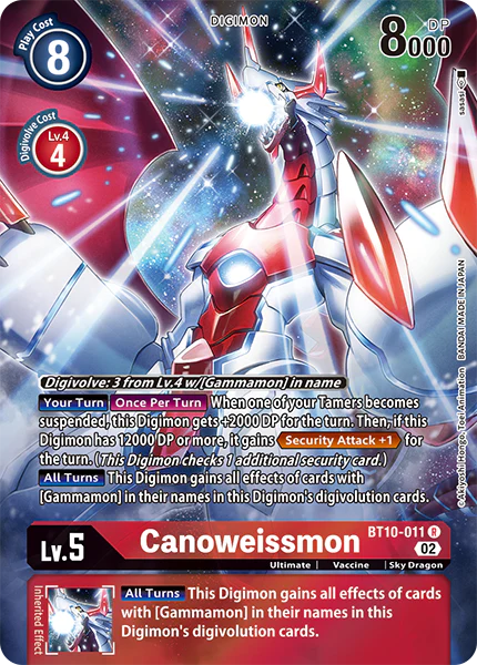 BT10-011 Canoweissmon Alternate Art