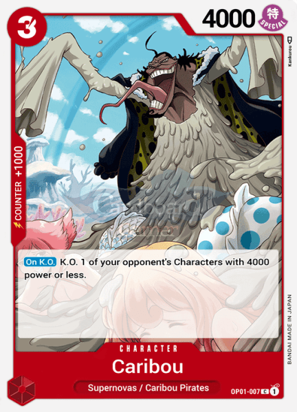 Op01-007 Caribou Common Single Card