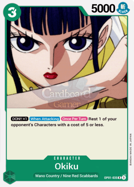 Op01-035 Okiku Rare Single Card