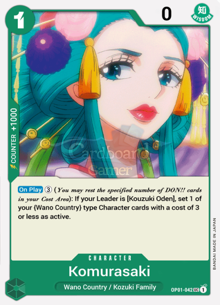 Op01-042 Komurasaki Uncommon Single Card