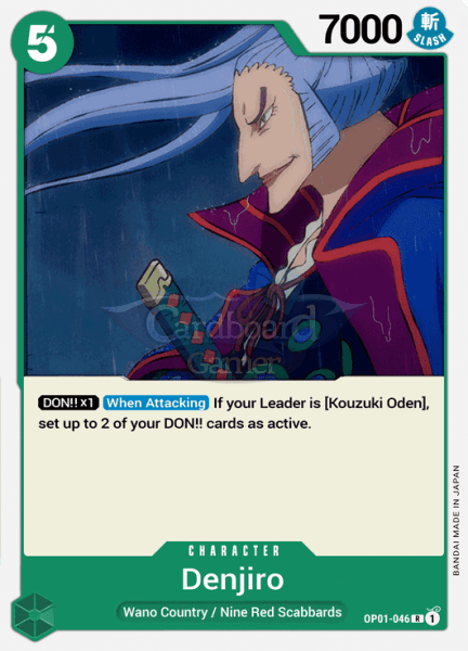 Op01-046 Denjiro Rare Single Card