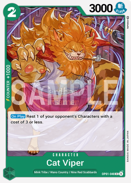 Op01-048 Cat Viper Common Single Card