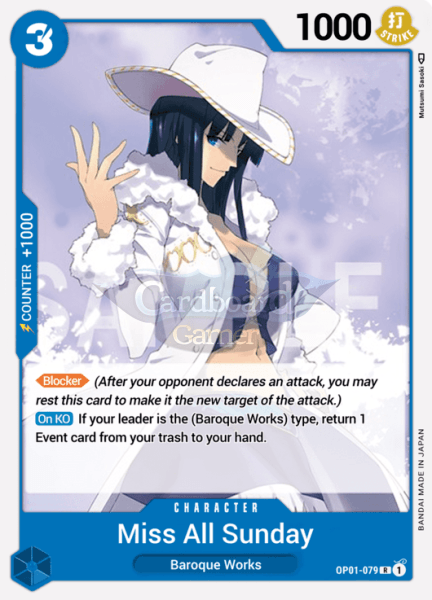 Op01-079 Miss All Sunday Rare Single Card