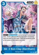 Op01-084 Mr. 2 Bon Clay (Bentham) Uncommon Single Card