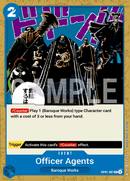Op01-087 Officer Agents Common Single Card