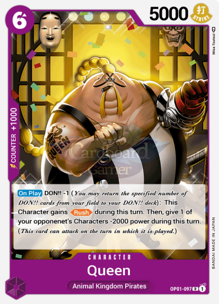 OP01-097 Queen Rare Pre-Errata Wave 1