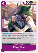 Op01-112 Page One Rare Single Card