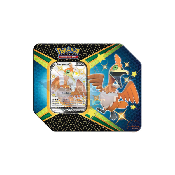 pokemon trading card game boltund v box Pokemon TCG Shining Fates Boltund, Cramorant & Eldegoss V Tin