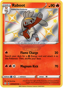 Sv016/sv122 Raboot Holo Shiny Rare Shining Fates Single Card