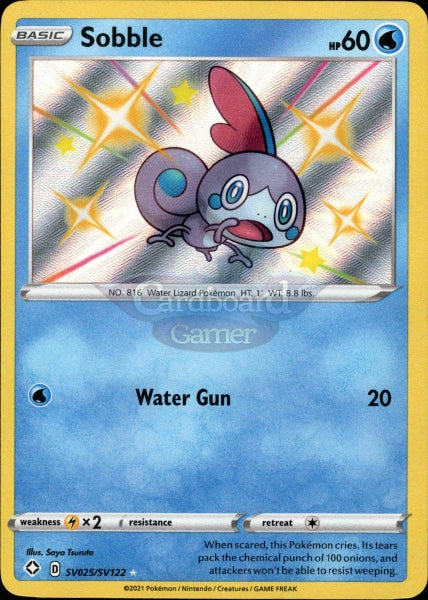 Sv025/sv122 Sobble Holo Shiny Rare Shining Fates Single Card