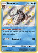 Sv036/sv122 Dracovish Holo Shiny Rare Shining Fates Single Card