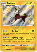 Sv040/sv122 Boltund Holo Shiny Rare Shining Fates Single Card