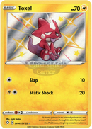 Sv041/sv122 Toxel Holo Shiny Rare Shining Fates Single Card