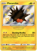 Sv043/sv122 Pincurchin Holo Shiny Rare Shining Fates Single Card