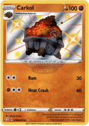 Sv068/sv122 Carkol Holo Shiny Rare Shining Fates Single Card