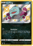 Sv076/sv122 Koffing Holo Shiny Rare Shining Fates Single Card