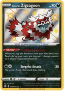 Sv078/sv122 Galarian Zigzagoon Holo Shiny Rare Shining Fates Single Card