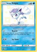 Sv08/sv94 Alolan Vulpix Rare Holo Shiny Hidden Fates Single Card