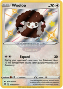 Sv103/sv122 Wooloo Holo Shiny Rare Shining Fates Single Card