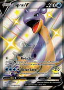 Sv110/sv122 Lapras V Full Art Shiny Rare Shining Fates Single Card