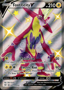 Sv112/sv122 Toxtricity V Full Art Shiny Rare Shining Fates Single Card