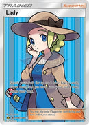 Sv86/sv94 Lady Full Art Trainer Secret Rare Hidden Fates Single Card